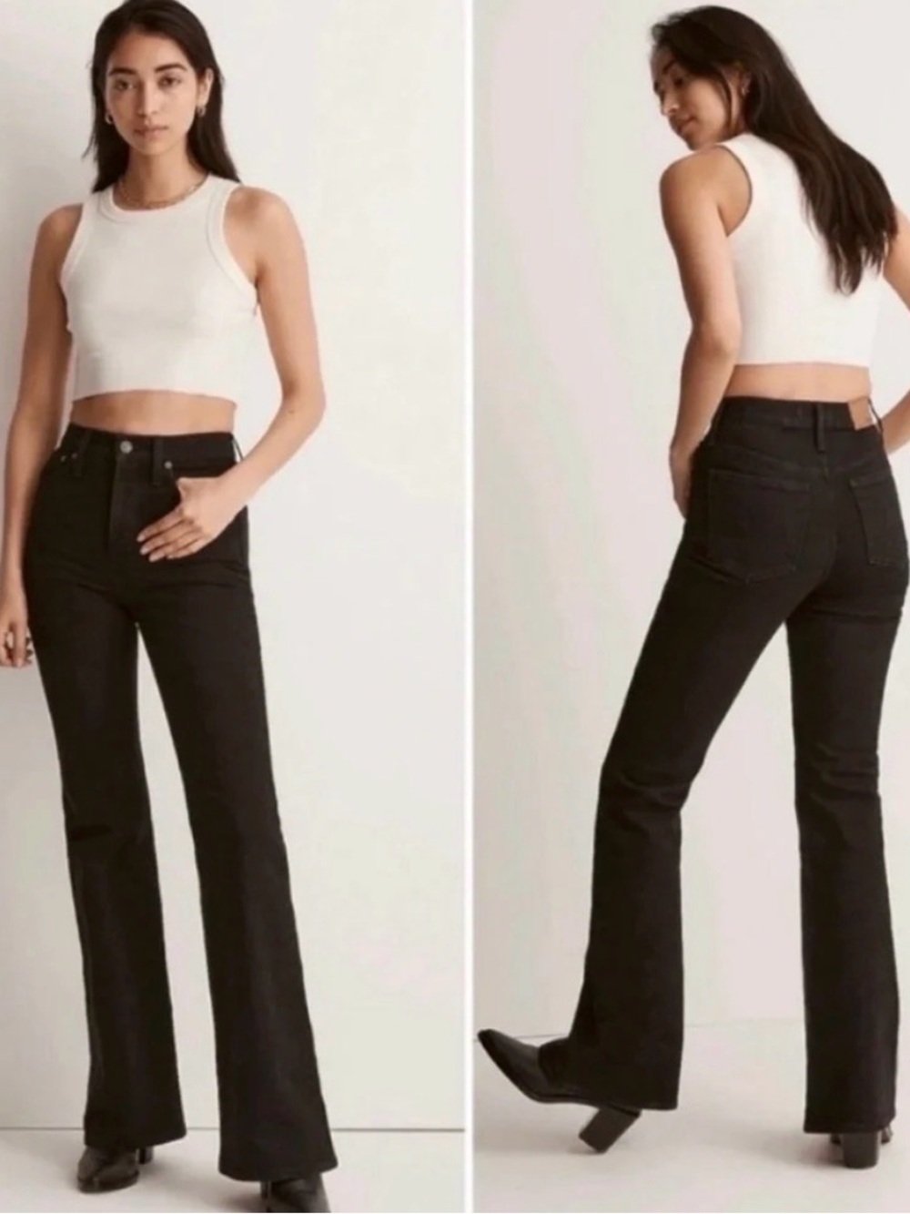 Black Madewell The Perfect Vintage Flare Jean